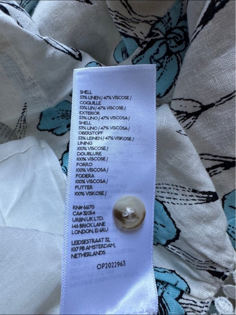 NWT Size L -Maeve Bettina Linen Blend Tiered Mini Shirtdress w Pockets (US$ 158) - Picture 15 of 16